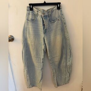 We The Free Light Blue Cropped Jeans
